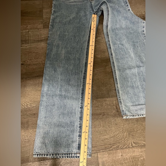 H&M Wide High Waist Jeans | Women’s | Size: 8 | Color: Blue - Picture 14 of 16